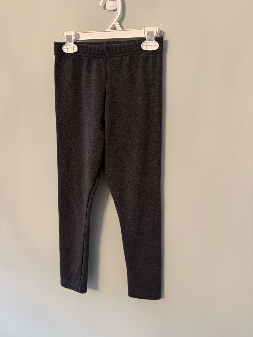 OshKosh Kids Dark Gray Fleece Lines Leggings Size 10
